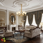 Đèn Chùm Đồng Kiểu Châu Âu UCD7061-6 Ø700