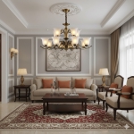 Đèn Chùm Phòng Khách Cổ Điển UCC9120-15 Ø1100