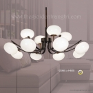 đèn chùm phòng khách hiện đại T8882-12, Đèn chùm trang trí phòng khách hiện đại T8882-12