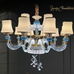 Đèn Chùm Phòng Khách Kiểu Châu Âu UCN8312-15 Ø1000