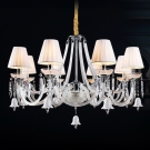 đèn chùm trang trí phòng khách CN8145-8, đèn chùm nến tân cổ điển