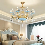 Đèn Chùm Nến Trang Trí Phòng Khách NA-CN8815-8 Φ820