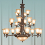 Đèn Chùm Thông Tầng Tân Cổ Điển UCC66567-24 Ø1400