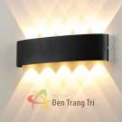 đèn hắt tường ngoài trời VNT020-10, đèn 2 đầu 10 tia hiện đại, đèn chiếu sáng mặt tiền, đèn trang trí hành lang, đèn hắt cột ngoài trời VNT020-10, thế giới đèn trang trí