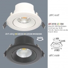 Đèn LED 5W Âm Trần 1 Màu AFC 618D
