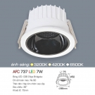 Đèn Led 7W Âm Trần 1 Màu Góc Chiếu 36 Độ AFC 737