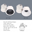 Đèn Led 7W Âm Trần 1 Màu Góc Chiếu 55 Độ AFC 736