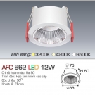 Đèn Led Âm Trần 1 Màu 12W Góc Chiếu 30 Độ AFC 662