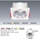 Đèn Led Âm Trần 1 Màu 12W Góc Chiếu 30 Độ AFC 768-1