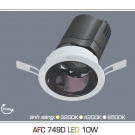 Đèn LED Âm Trần 10W Đổi Màu Chỉnh Hướng AFC 749D