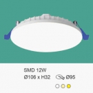 Đèn LED Âm Trần 12W EU-LA642 Ø95