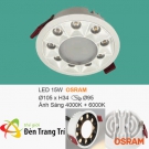 Đèn LED Âm Trần 15W EU-LA652 Ø95