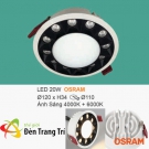 Đèn LED Âm Trần 20W EU-LA658 Ø110