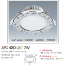 Đèn Led Âm Trần 3 Màu 7W AFC 430