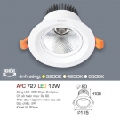 Đèn Led Âm Trần 3 Màu Chỉnh Hướng 12W AFC 727