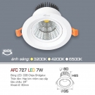 Đèn Led Âm Trần 3 Màu Chỉnh Hướng 7W AFC 727