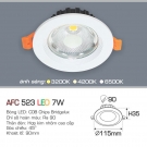 Đèn LED Âm Trần 7W 1 Màu AFC 523