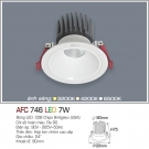 Đèn LED Âm Trần 7W 1 Màu AFC 746