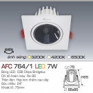 Đèn LED Âm Trần 7W 3 Màu Chỉnh Hướng AFC 764-1
