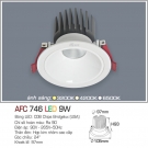 Đèn LED Âm Trần 9W 1 Màu AFC 746