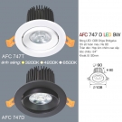 Đèn Led Âm Trần 9W 1 Màu Góc Chiếu 24 Độ AFC 747