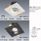 Đèn LED Âm Trần 9W Chỉnh Hướng AFC 767-1