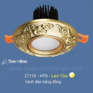 đèn led âm trần tân cổ điển SN2322, đèn led âm trần cao cấp SN2322, đèn âm trần tân cổ điển
