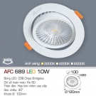 Đèn Led Âm Trần Chỉnh Hướng 10W AFC 689