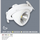 Đèn Led Âm Trần Chỉnh Hướng 12W AFC 723