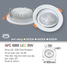 Đèn Led Âm Trần Chỉnh Hướng 3W AFC 689