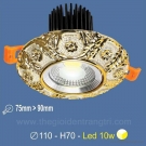 đèn led âm trần tân cổ điển SN2324, đèn led âm trần cao cấp, Cửa hàng bán đèn LED ở TPHCM