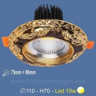 Cửa hàng bán đèn trang trí tại TPHCM, đèn led âm trần tân cổ điển SN2327, đèn led âm trần cao cấp