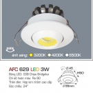 Đèn LED Âm Trần Gắn Tủ 3W AFC 629