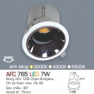 Đèn LED Âm Trần Góc Chiếu 36 độ 1 Màu 7W AFC 765