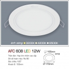 Đèn LED Âm Trần Siêu Mỏng AFC 608 12W