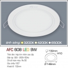 Đèn LED Âm Trần Siêu Mỏng AFC 608 9W