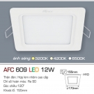 Đèn LED Âm Trần Siêu Mỏng Vuông AFC 609 12W