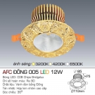 đèn led âm trần tân cổ điển 12W AFC 005, đèn led âm trần cao cấp, đèn âm trần tân cổ điển, đèn led âm trần trang trí