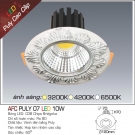 đèn âm trần puly 12W AFC 07, đèn âm trần tân cổ điển 12W AFC 07, đèn trang trí trần nhà, đèn led âm trần cổ điển, đèn âm trần cao cấp