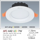 Đèn LED Âm Trần Thạch Cao 1 Màu 7W AFC 442