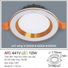 Đèn LED Âm Trần Thạch Cao 3 Màu 12W AFC 441V