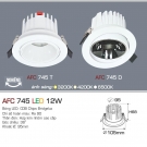 Đèn Led Âm Trần Xoay Góc 12W 3 Màu AFC 745