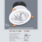 Đèn LED Âm Trần Xoay Góc 20W 3 Màu AFC 734