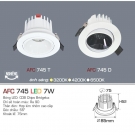 Đèn Led Âm Trần Xoay Góc 7W 3 Màu AFC 745