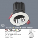 Đèn Led Âm Trần Xoay Góc Chiếu Điểm 7W AFC 738A