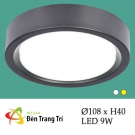 Đèn LED Gắn Nổi 9W ULT82 Ø108