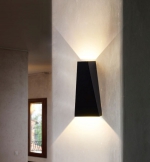 Đèn LED Hắt Tường Trong Nhà KH-VK2250 Đen Φ100