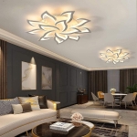 Đèn LED Hoa Sen Ốp Trần Phòng Khách Đơn Giản LH-MO977-14 Ø900