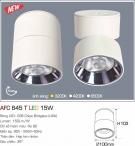 Đèn LED Nổi 15W AFC 645T Ø100