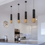 Đèn Thả LED Ống Tròn Trang Trí Bàn Ăn, Quầy Bar THCN127-21 Ø60